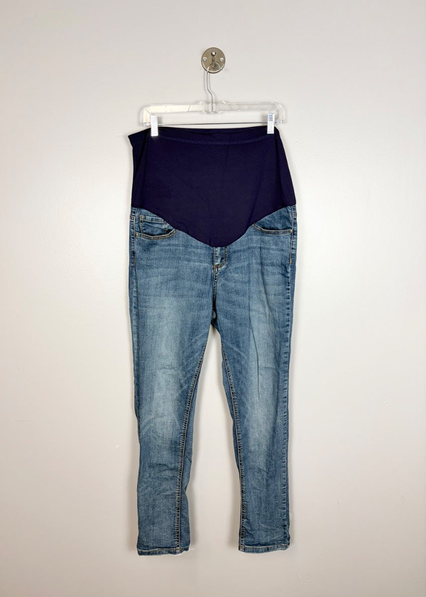 XXL - Pink Blush Skinny Maternity Jeans