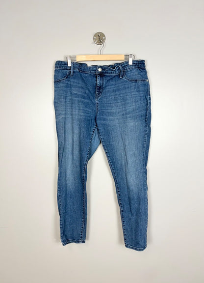 XL - Ingrid & Isabel Mid Wash Low Panel Skinny Jeans