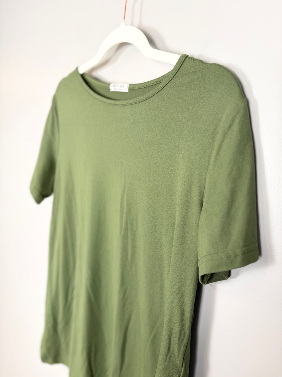 M - Ekoauer Olive Green Tee