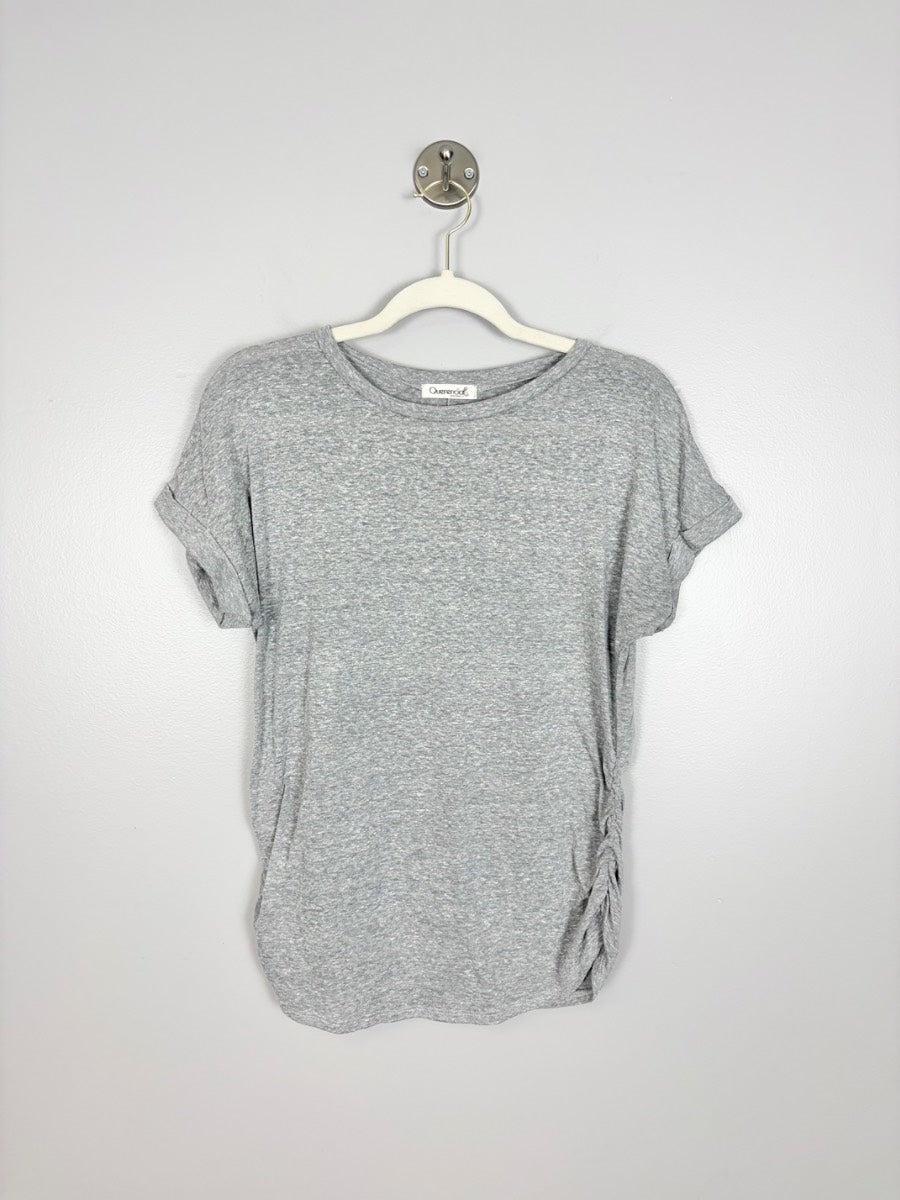 S - Querencia Grey Ruched Tee