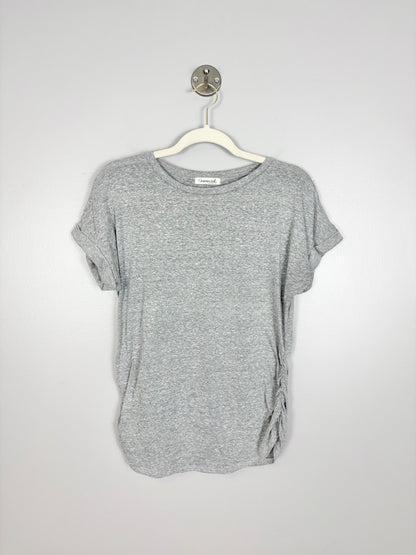 S - Querencia Grey Ruched Tee