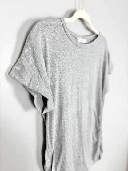 S - Querencia Grey Ruched Tee
