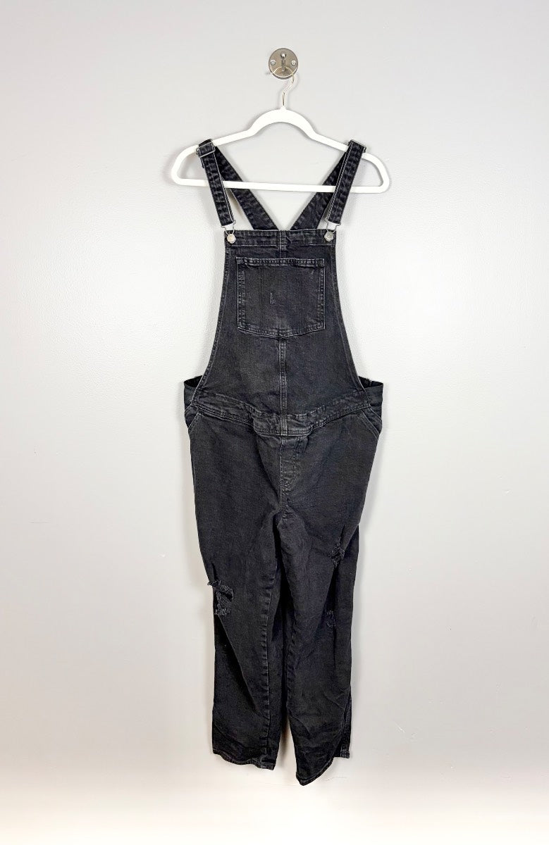 XL/14 - Old Navy Distressed Denim Overalls