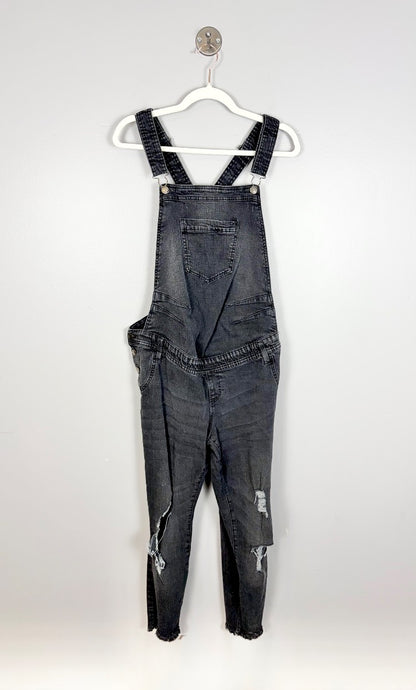 XL/14 - George Distressed Denim Overalls
