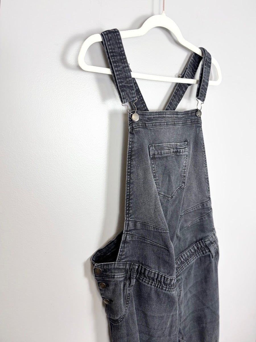 XL/14 - George Distressed Denim Overalls