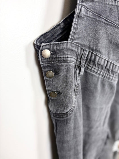 XL/14 - George Distressed Denim Overalls