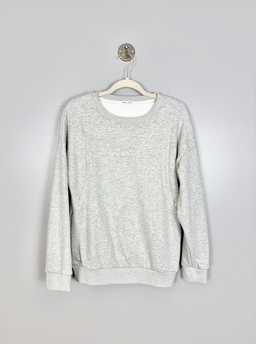 M - Smallshow Grey Crewneck Sweatshirt
