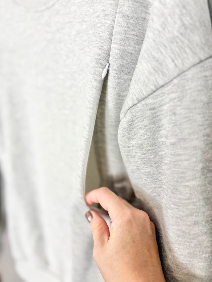 M - Smallshow Grey Crewneck Sweatshirt