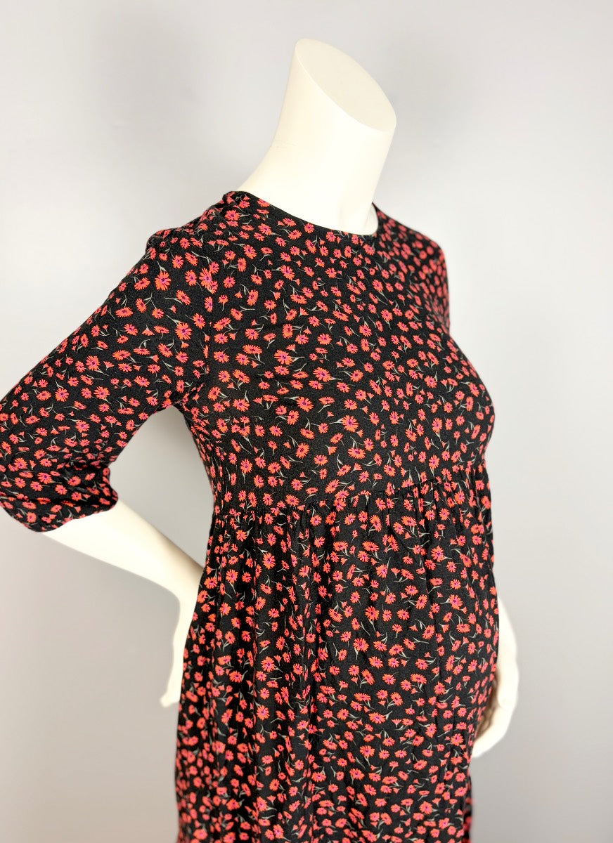M - New Look Maternity Floral Midi Dress