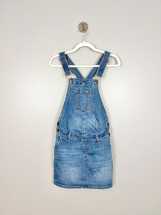 XS - Thyme Denim Overall Dress