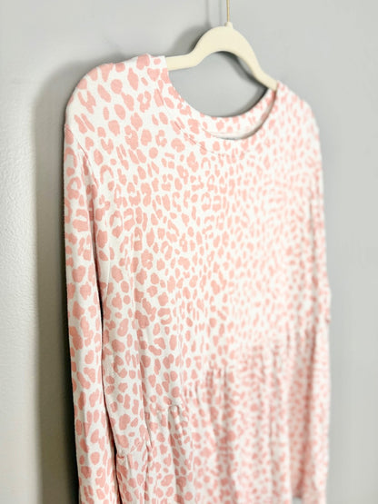XL - Motherhood Pink Leopard Print Swing Top