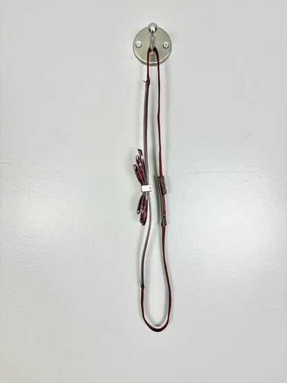 L/XL - Thyme Burgundy Leather Belt