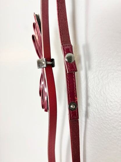 L/XL - Thyme Burgundy Leather Belt