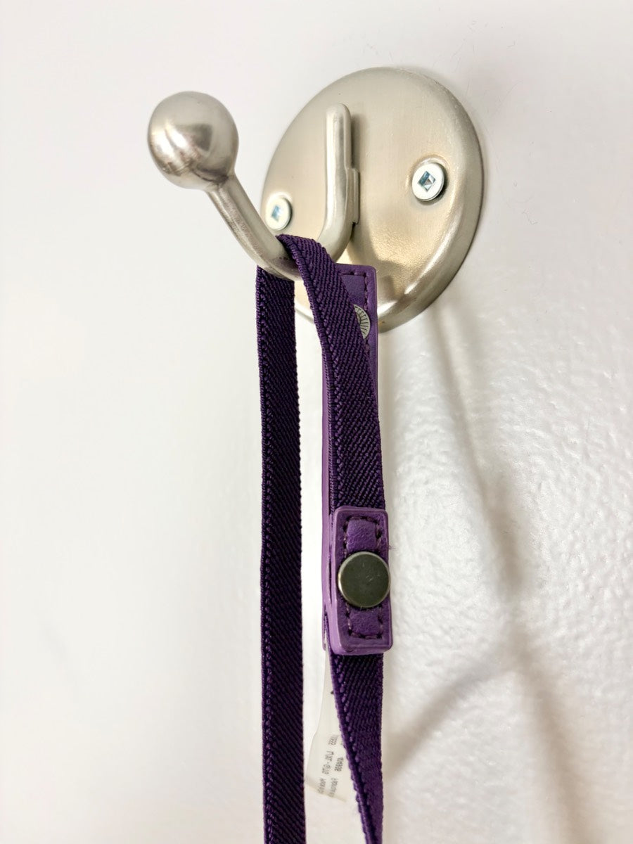 L/XL - Thyme Purple Leather Belt