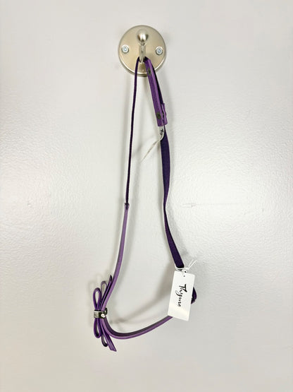 L/XL - Thyme Purple Leather Belt