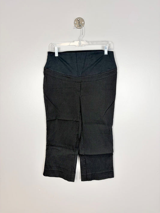 M - Thyme Pinstripe Capri Dress Pants