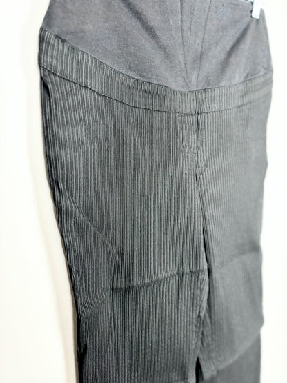 M - Thyme Pinstripe Capri Dress Pants