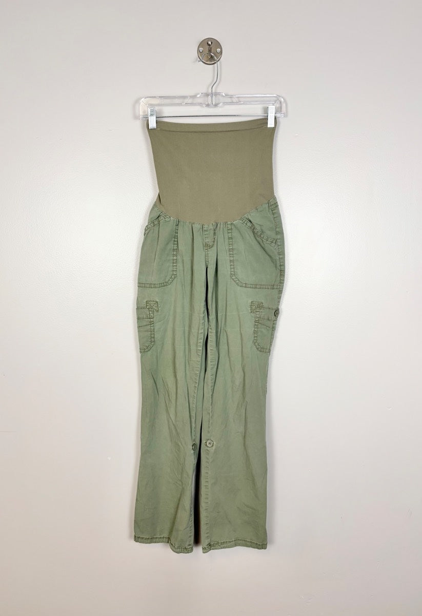M - Motherhood Army Green Cargo Pants