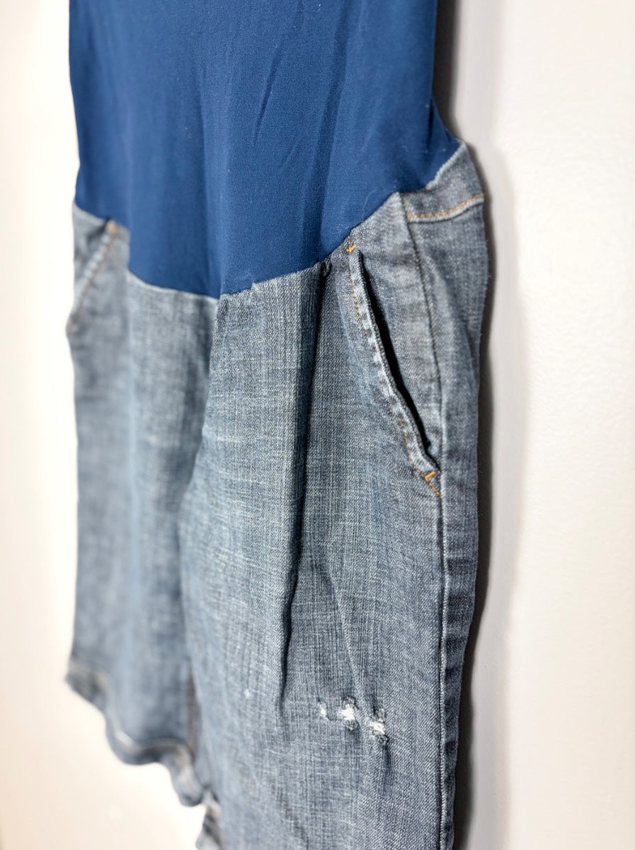 M - American Star Medium Wash Denim Bermuda Shorts