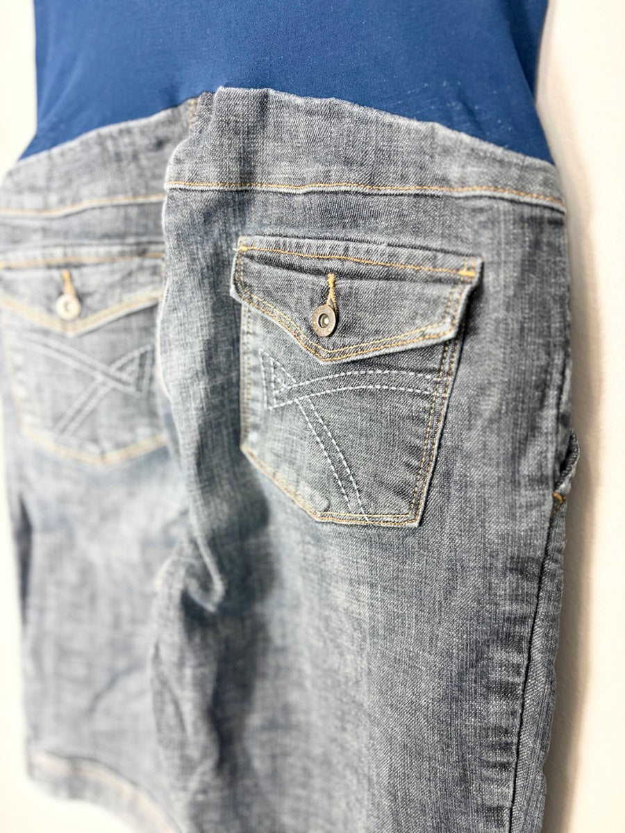 M - American Star Medium Wash Denim Bermuda Shorts