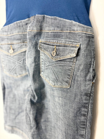 M - American Star Medium Wash Denim Bermuda Shorts