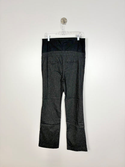 L - Thyme Dark Grey Pinstripe Dress Pants