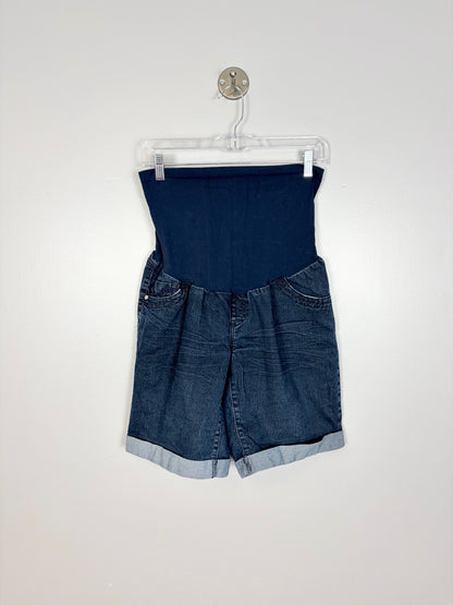 L - Indigo Rein Cuffed Denim Shorts