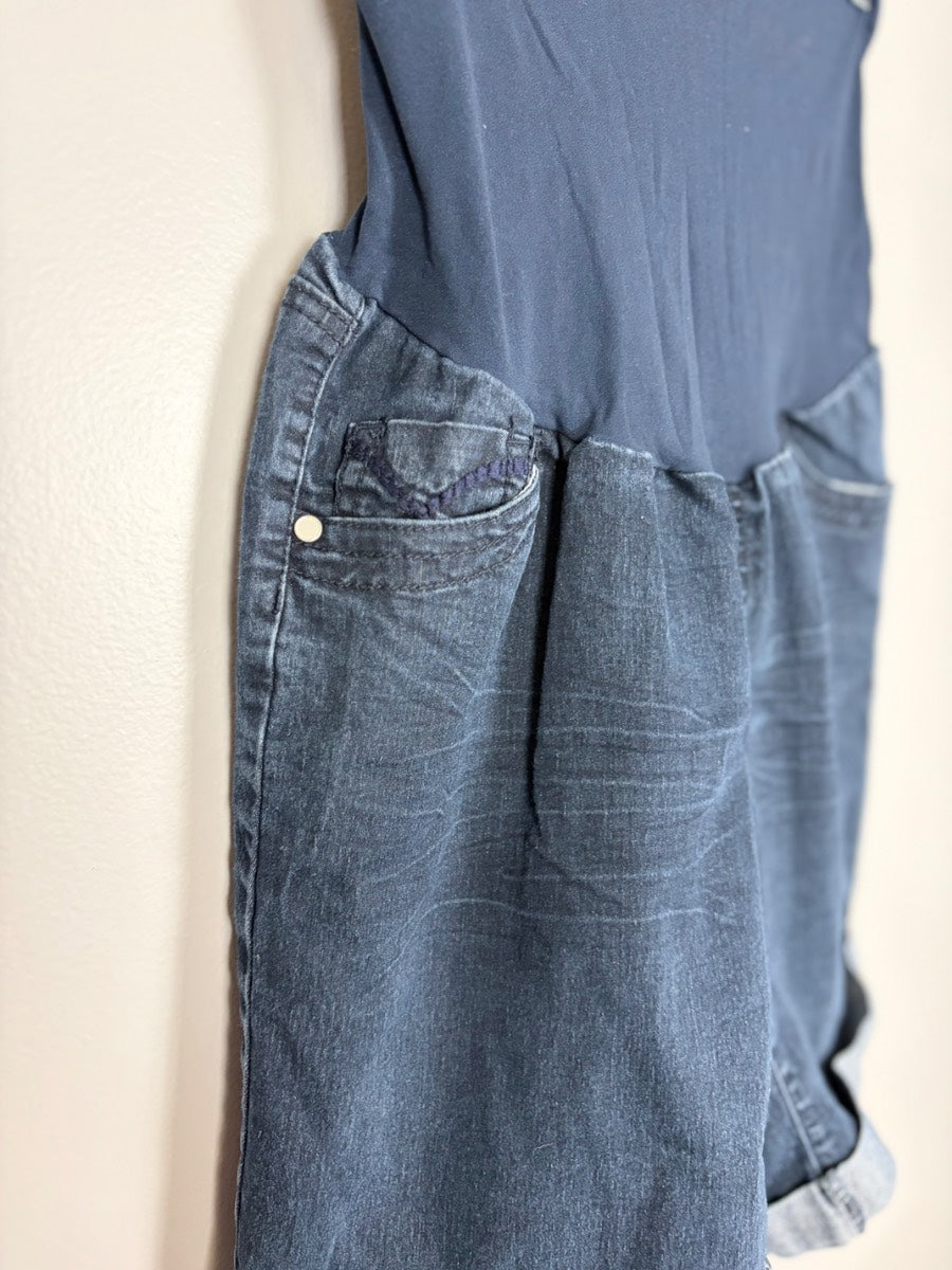 L - Indigo Rein Cuffed Denim Shorts