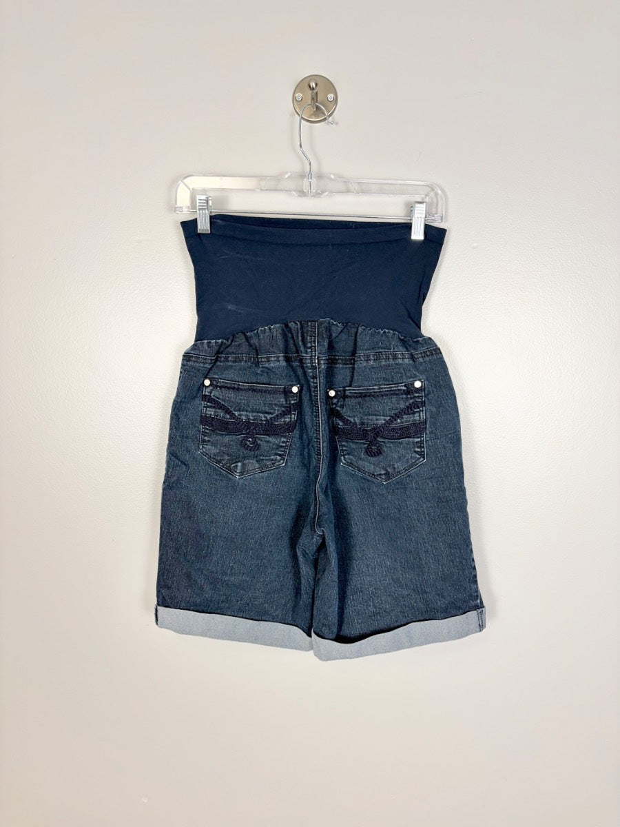 L - Indigo Rein Cuffed Denim Shorts