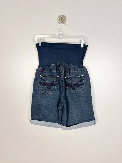L - Indigo Rein Cuffed Denim Shorts