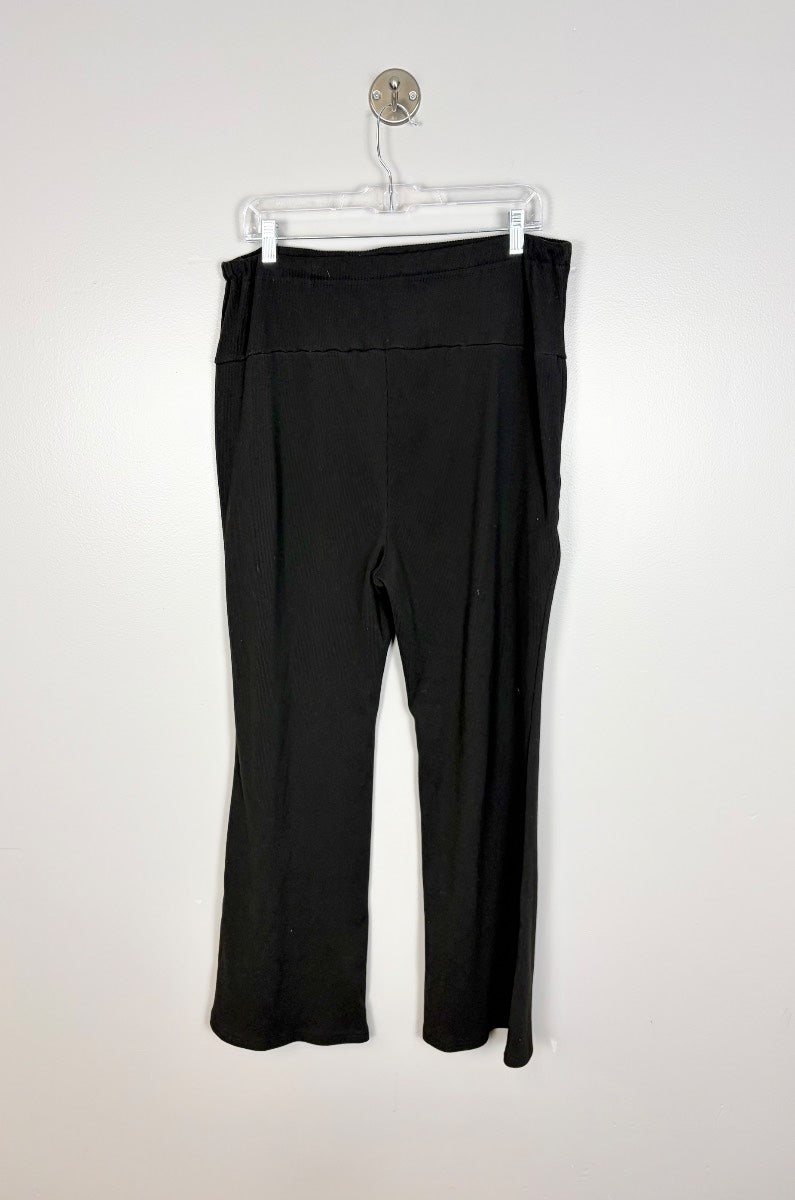 XL - Wide Leg Ribbed Lounge Pants