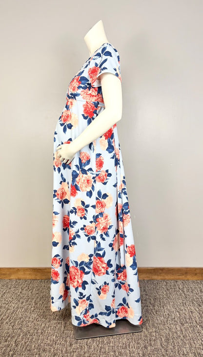 L - Custom Made Floral Maxi Dress