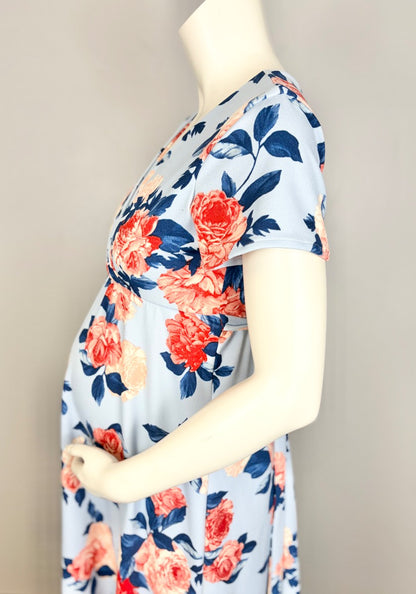 L - Custom Made Floral Maxi Dress
